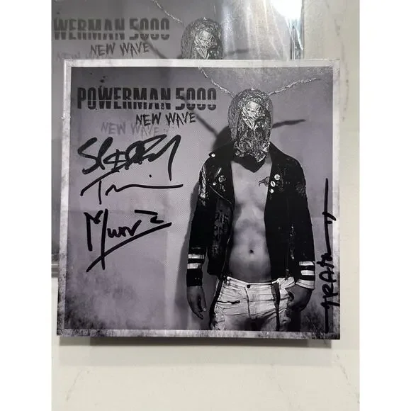Powerman 5000 SIGNED New Wave CD With Autographed Booklet! Exclusive! #5 CDs